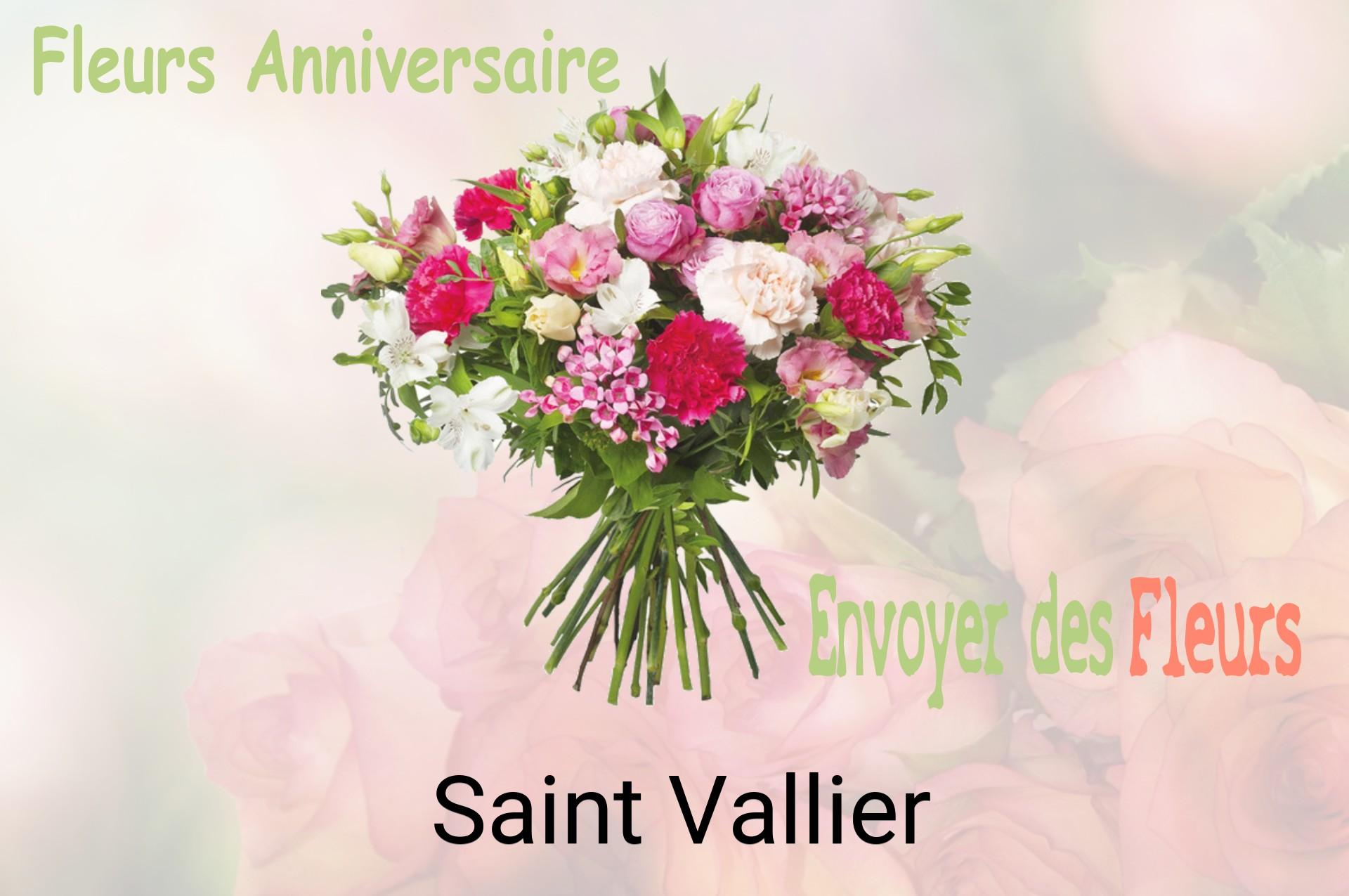 Bouquet de fleurs d’anniversaire livré à Saint-Vallier